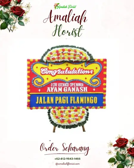 Sewa Papan Bunga Brayung